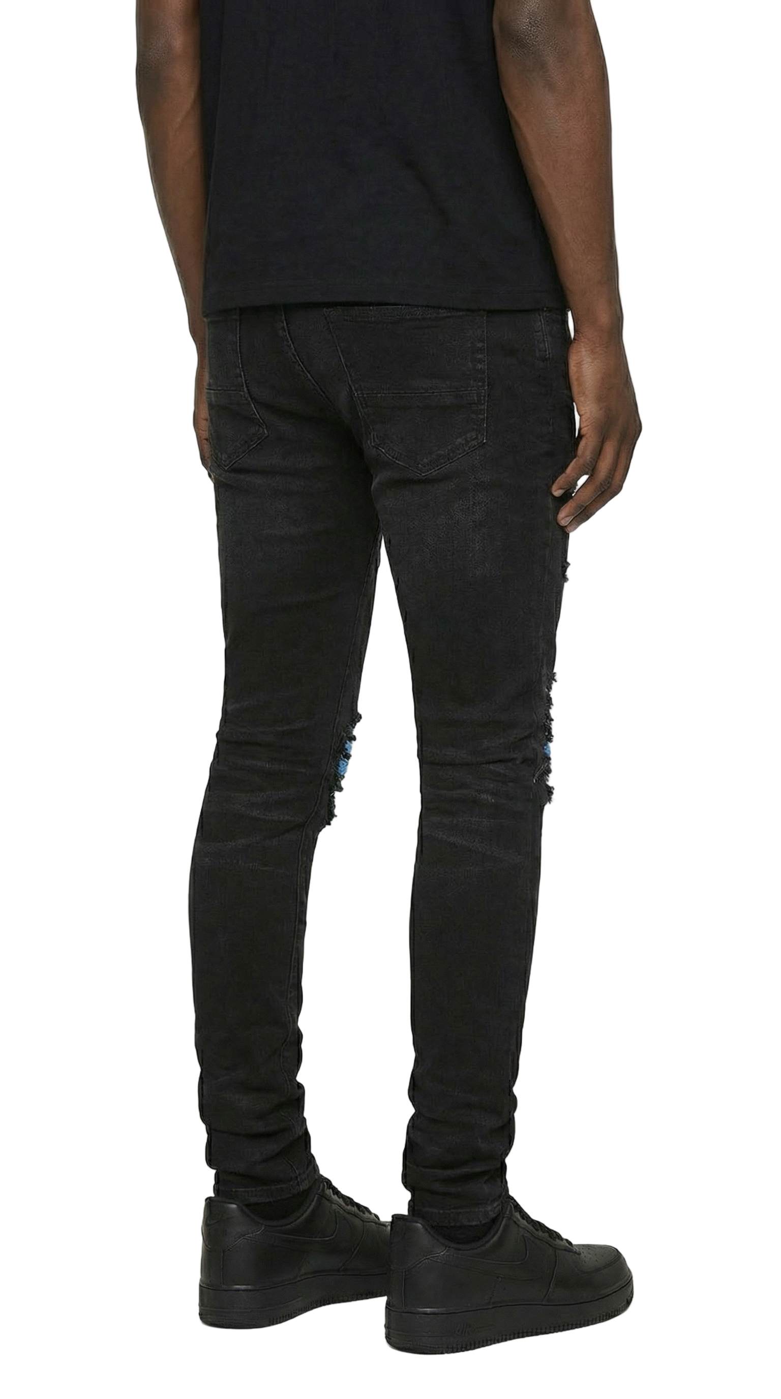 PTC1 Low Rise Slim-Fit / Core Black Neon Blue Moto