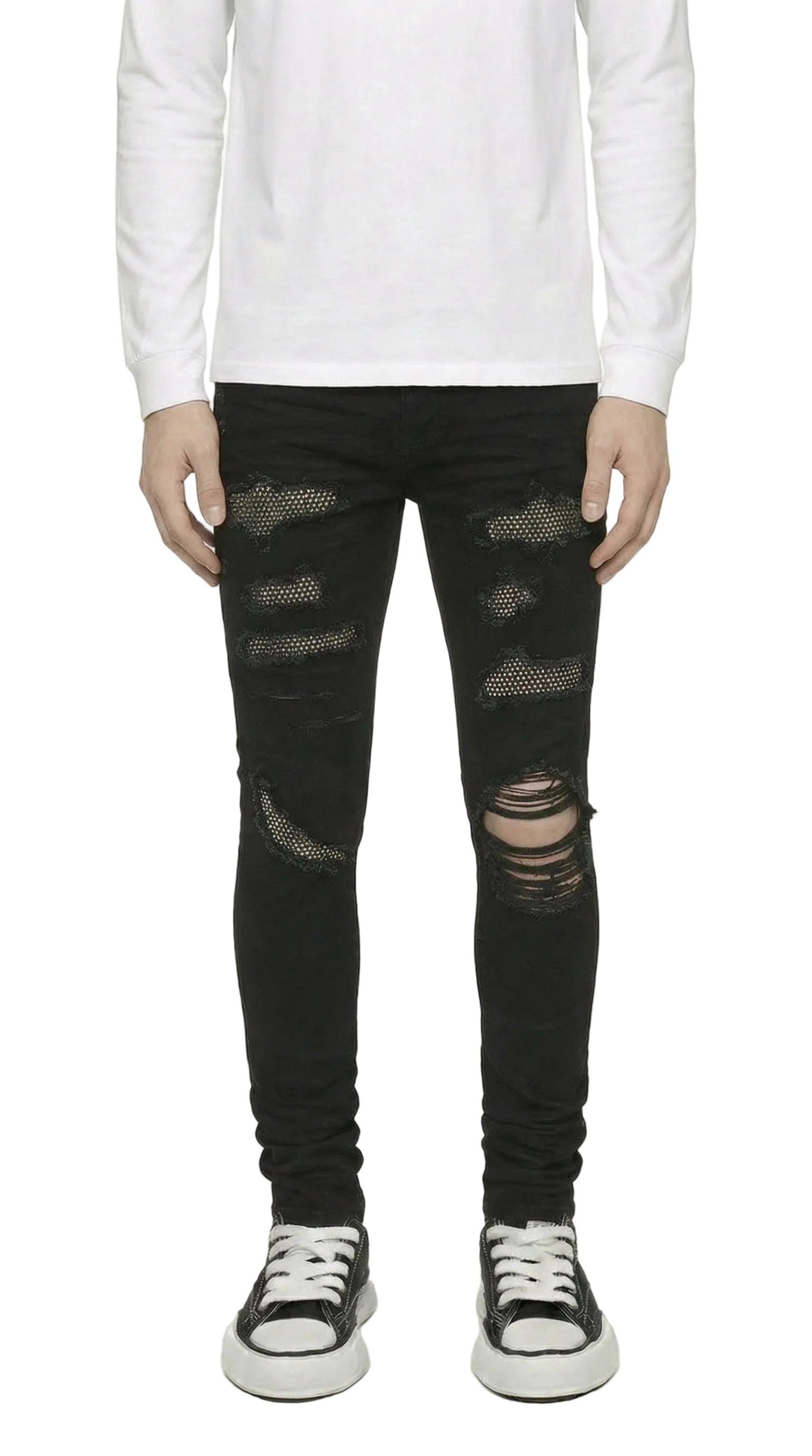 GLTR1 Low Rise Slim-Fit / Core Black Tonal Moto