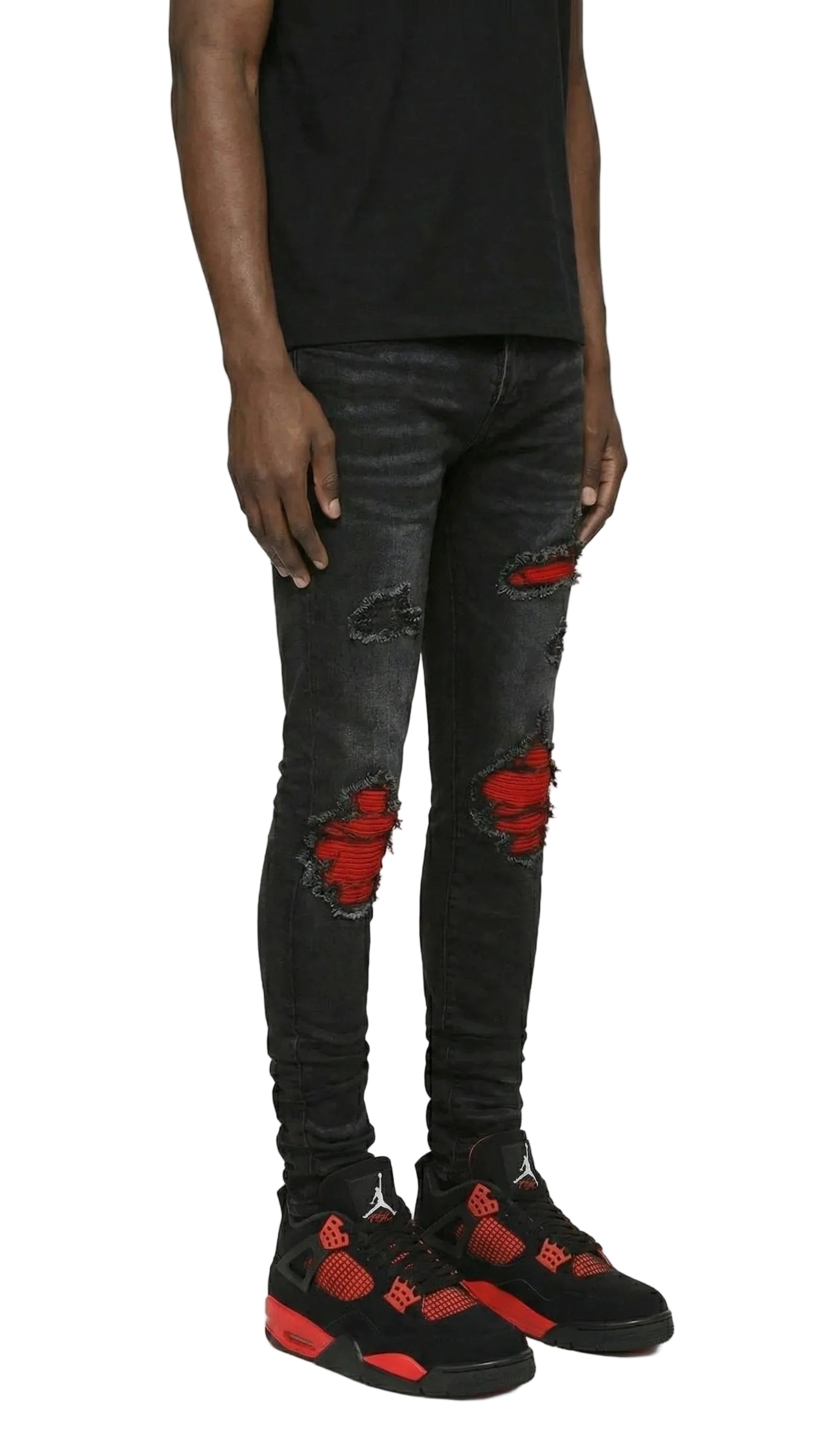PTC1 Low Rise Slim-Fit / Core Black Red Moto