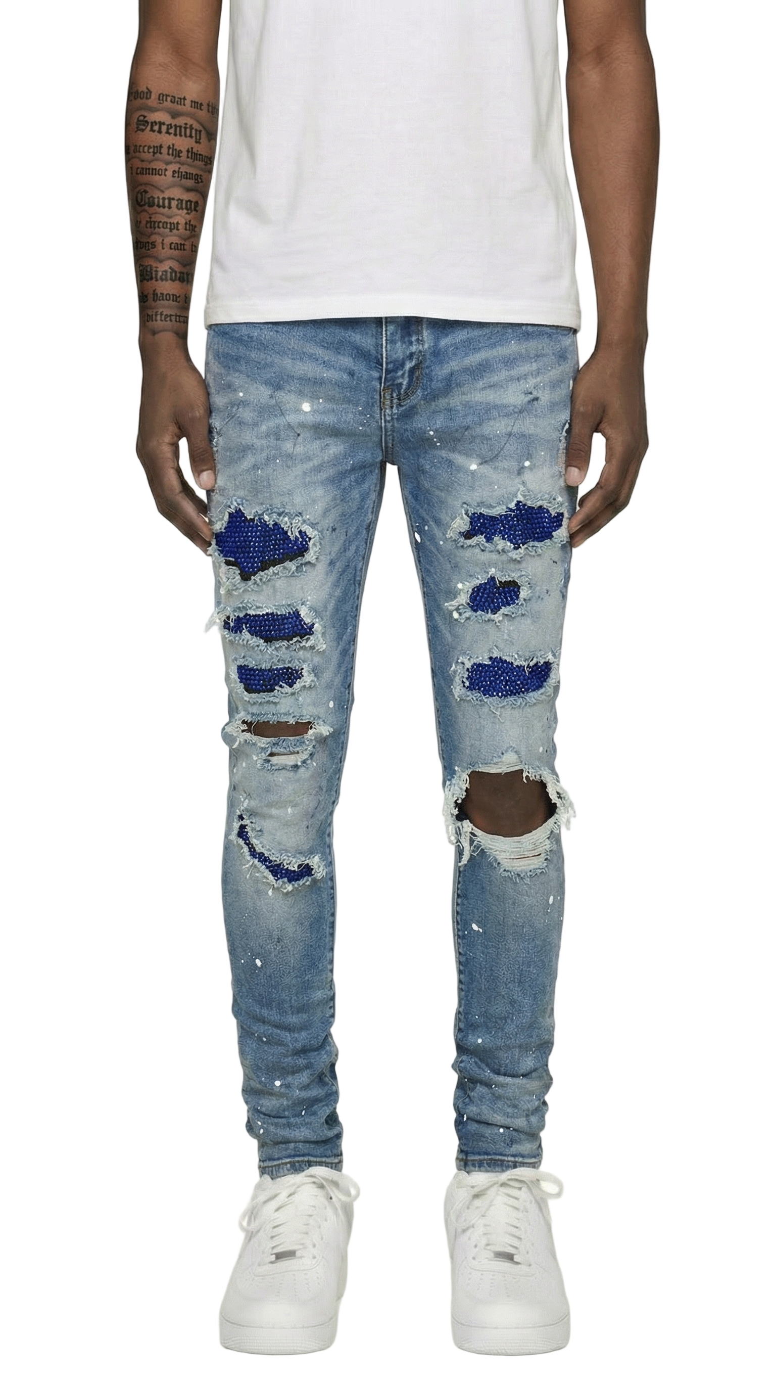 GLTR1 Low Rise Slim-Fit / Core Blue Tonal