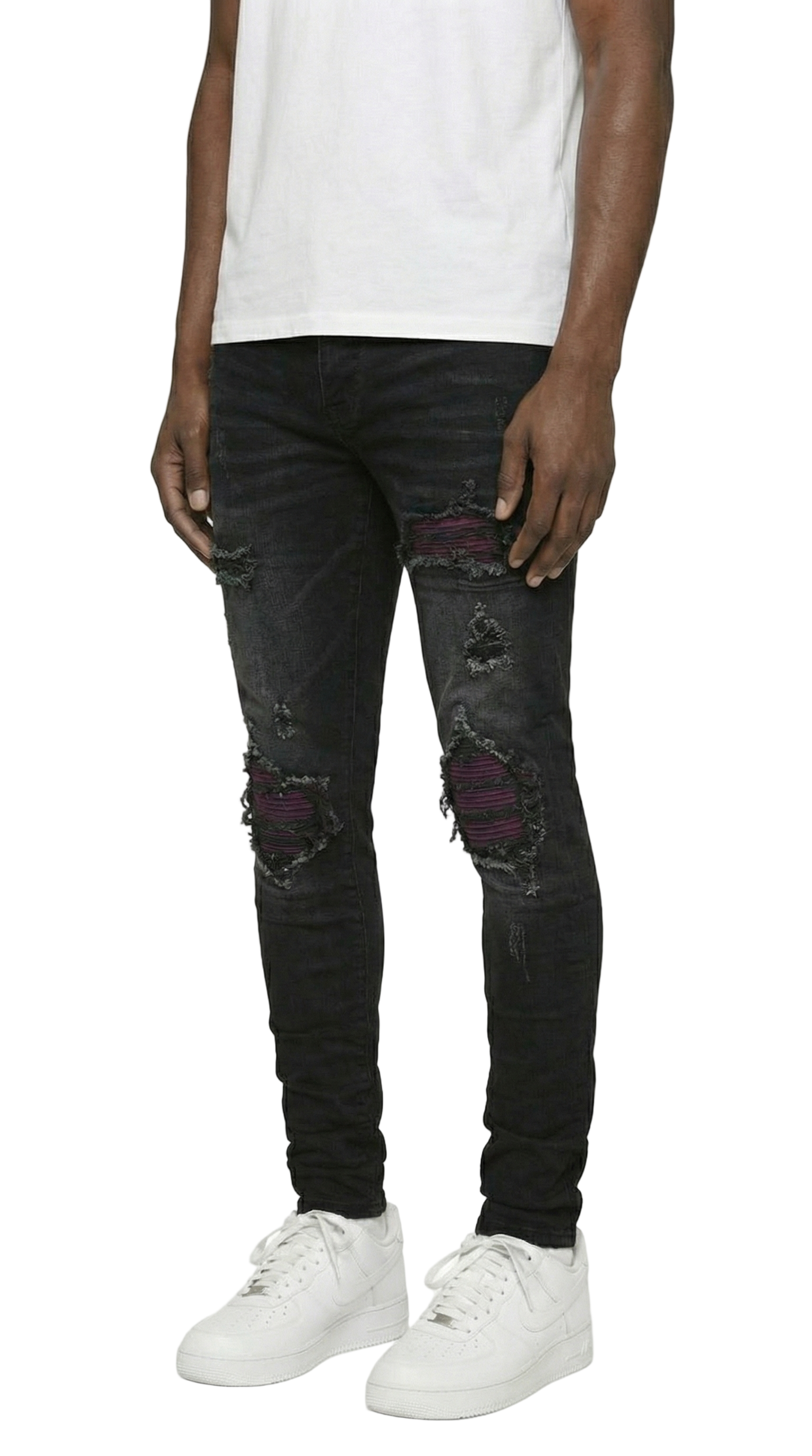 PTC1 Low Rise Slim-Fit / Vintage Black Maroon Moto