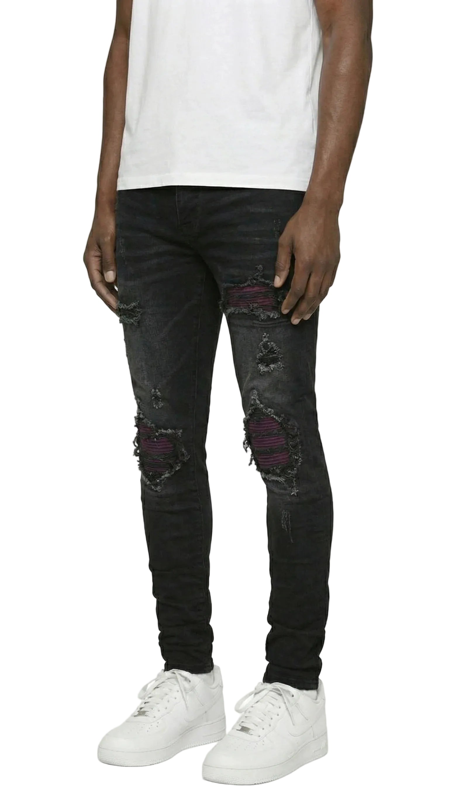 PTC1 Low Rise Slim-Fit / Vintage Black Maroon Moto