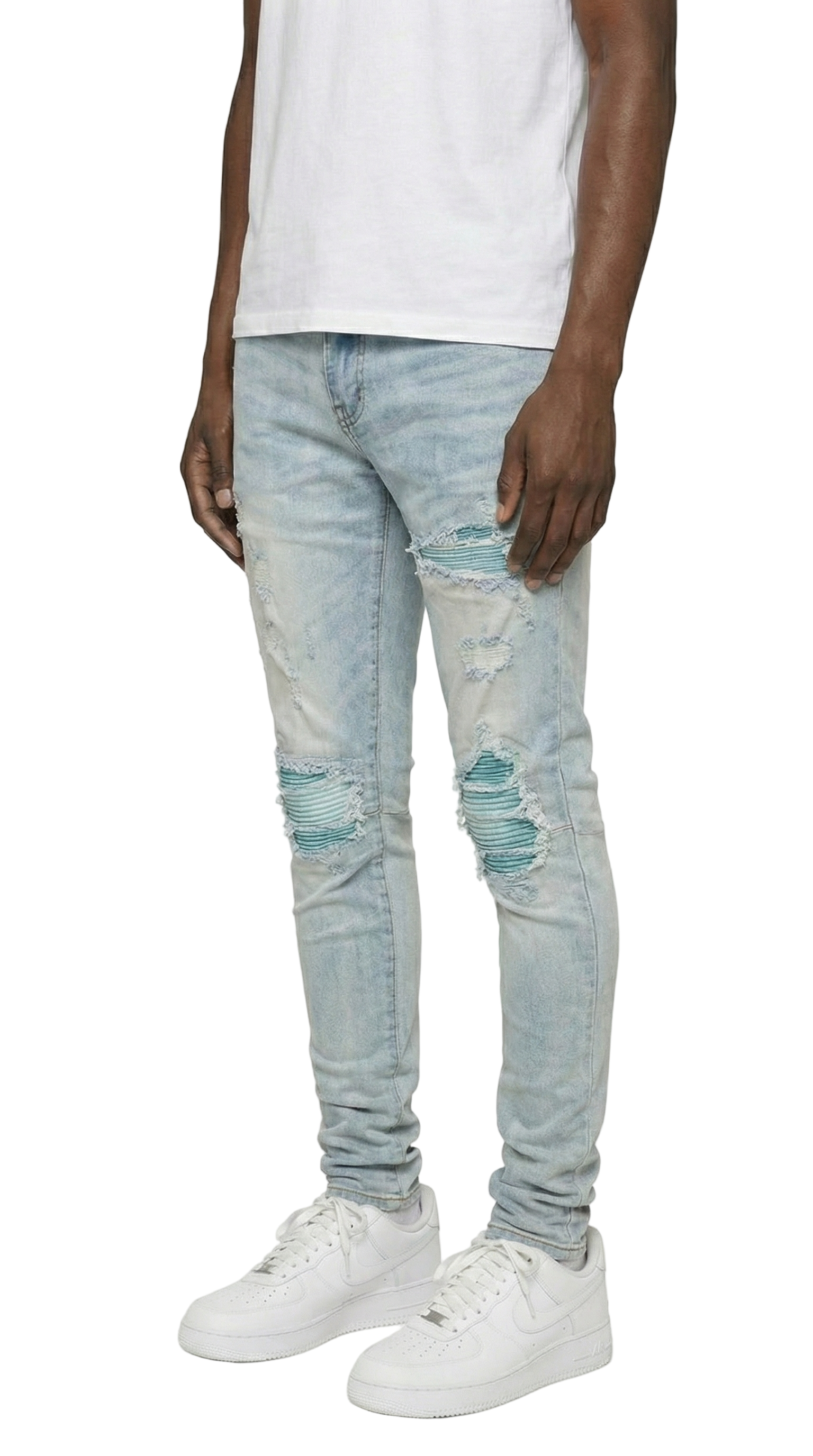 PTC1 Low Rise Slim-Fit / Vintage Indigo Tapestry Repair Cloud