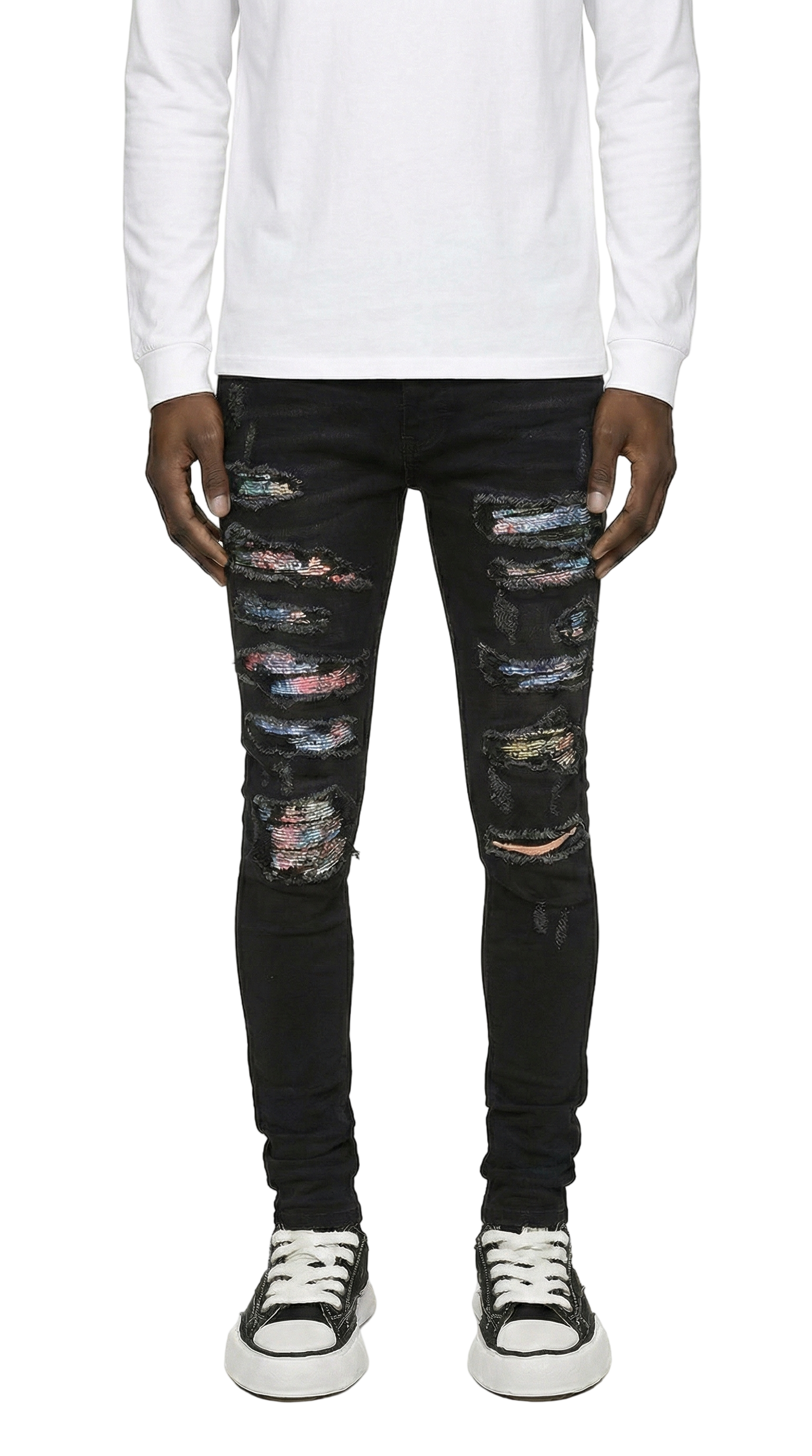 PTC1 Low Rise Slim-Fit / Core Black Multi-Color Repair