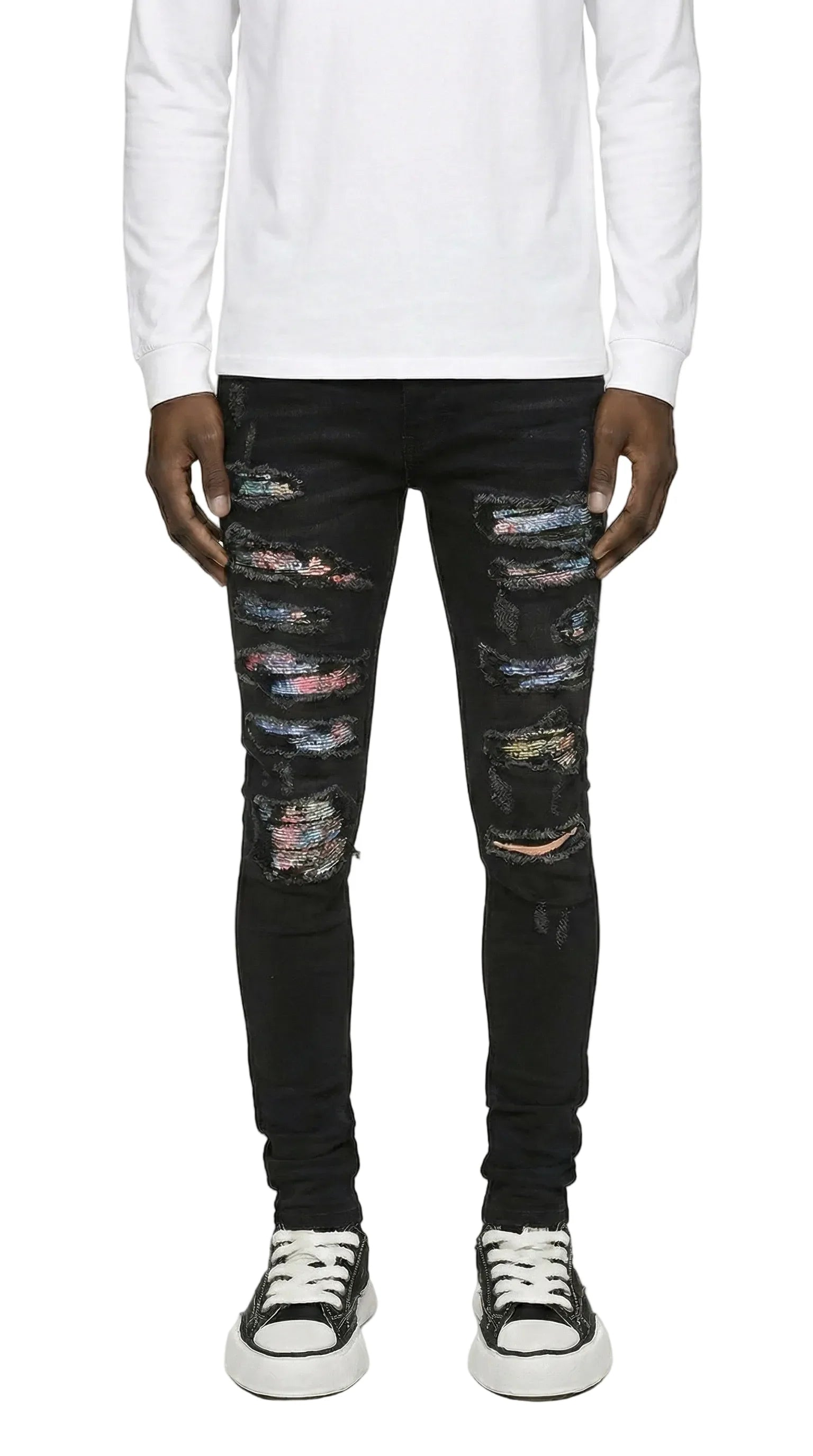 PTC1 Low Rise Slim-Fit / Core Black Multi-Color Repair