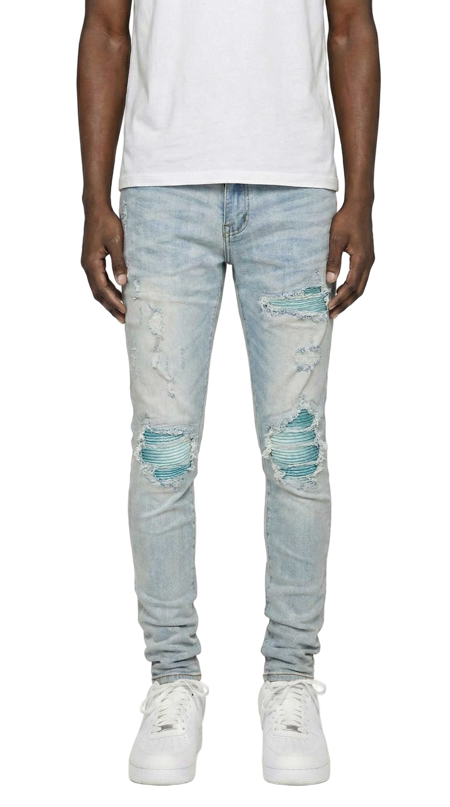 PTC1 Low Rise Slim-Fit / Vintage Indigo Tapestry Repair Cloud