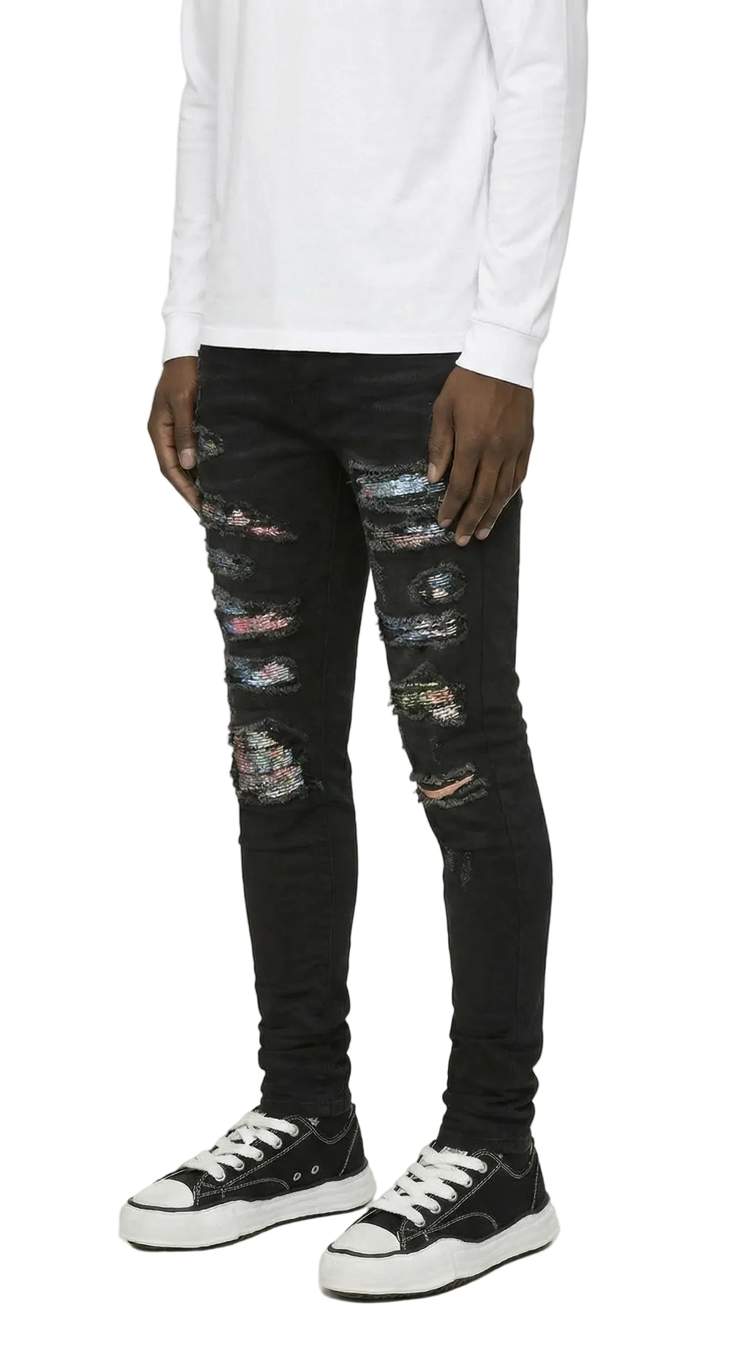 PTC1 Low Rise Slim-Fit / Core Black Multi-Color Repair