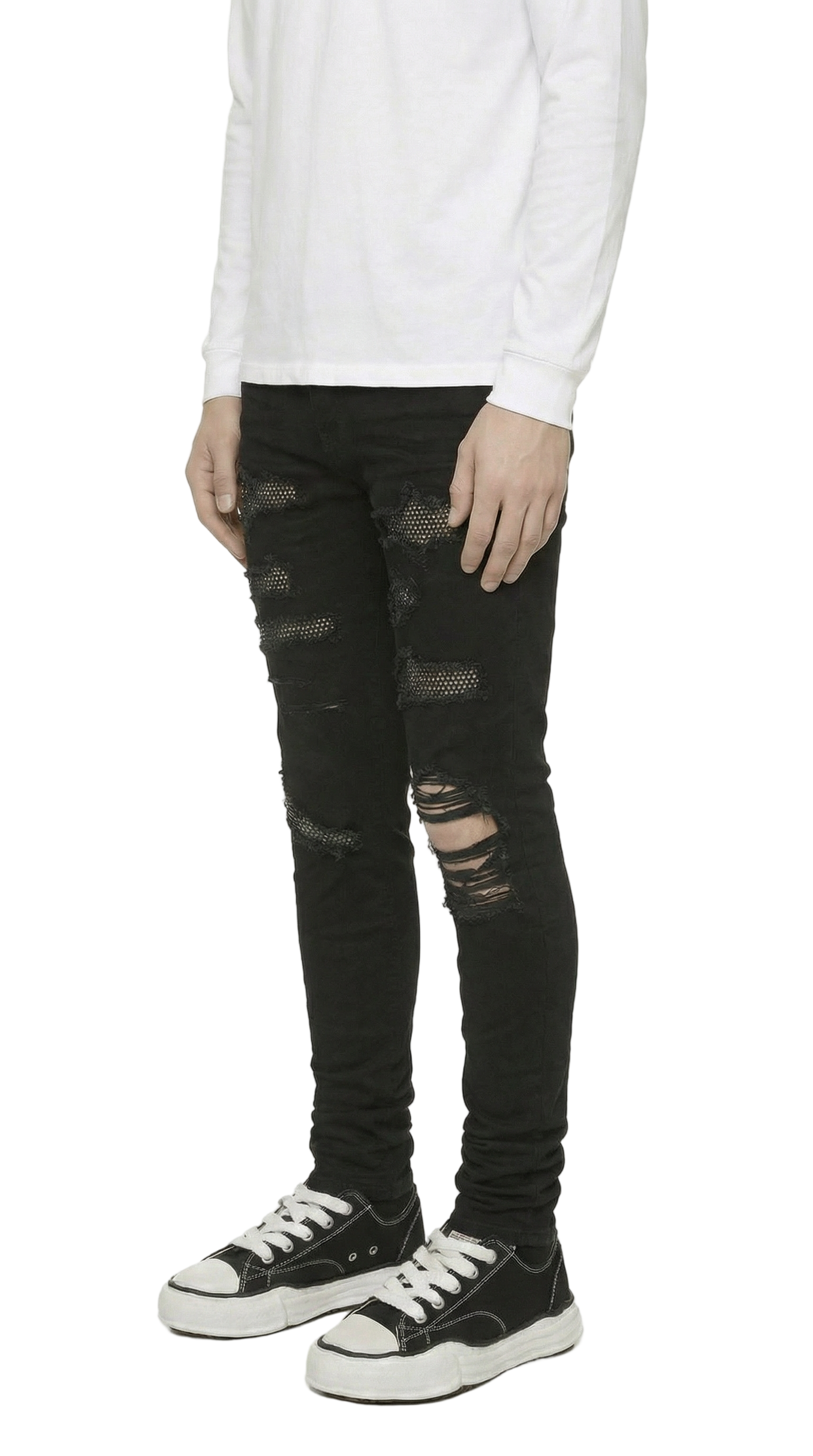 GLTR1 Low Rise Slim-Fit / Core Black Tonal Moto