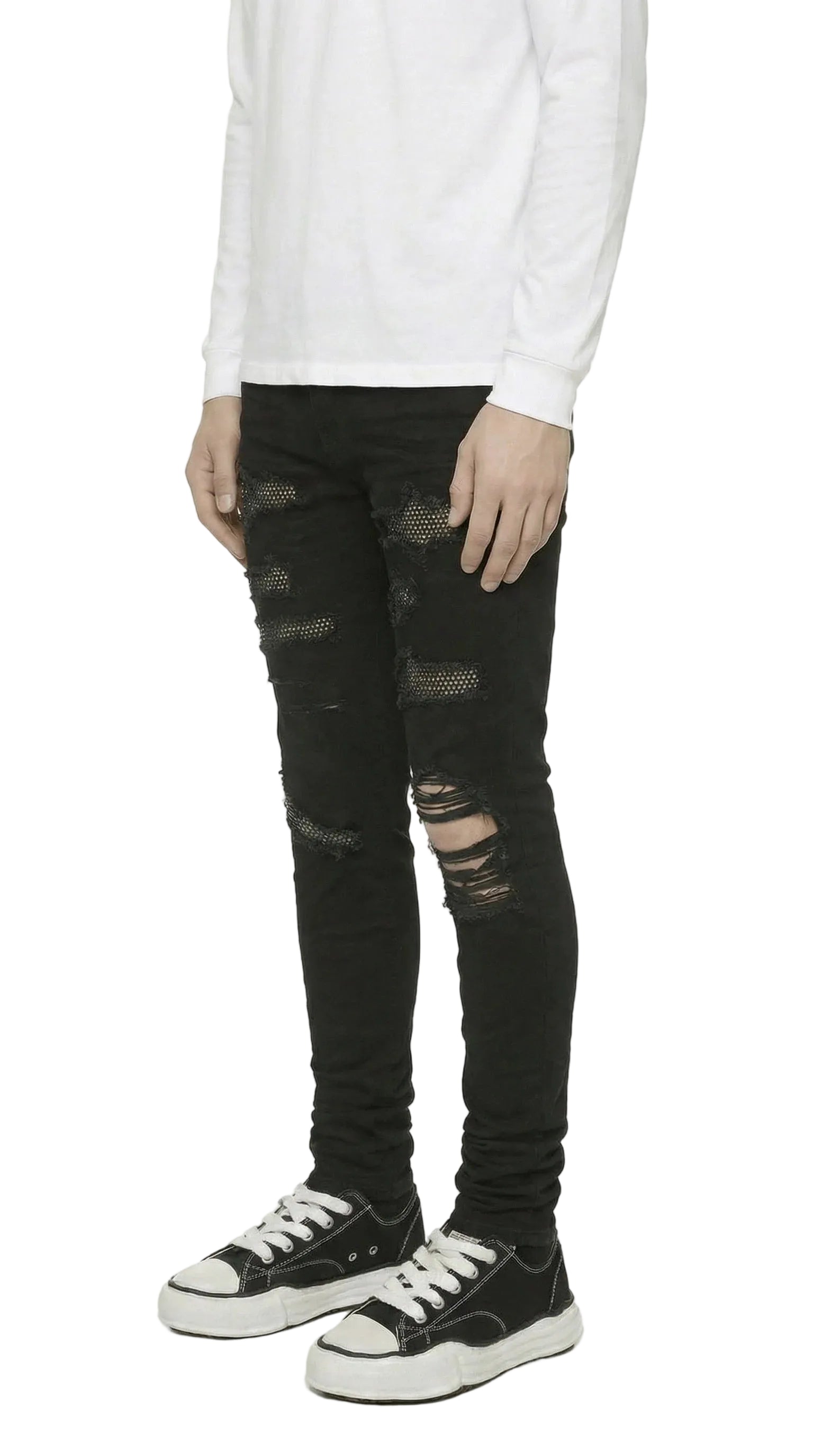 GLTR1 Low Rise Slim-Fit / Core Black Tonal Moto