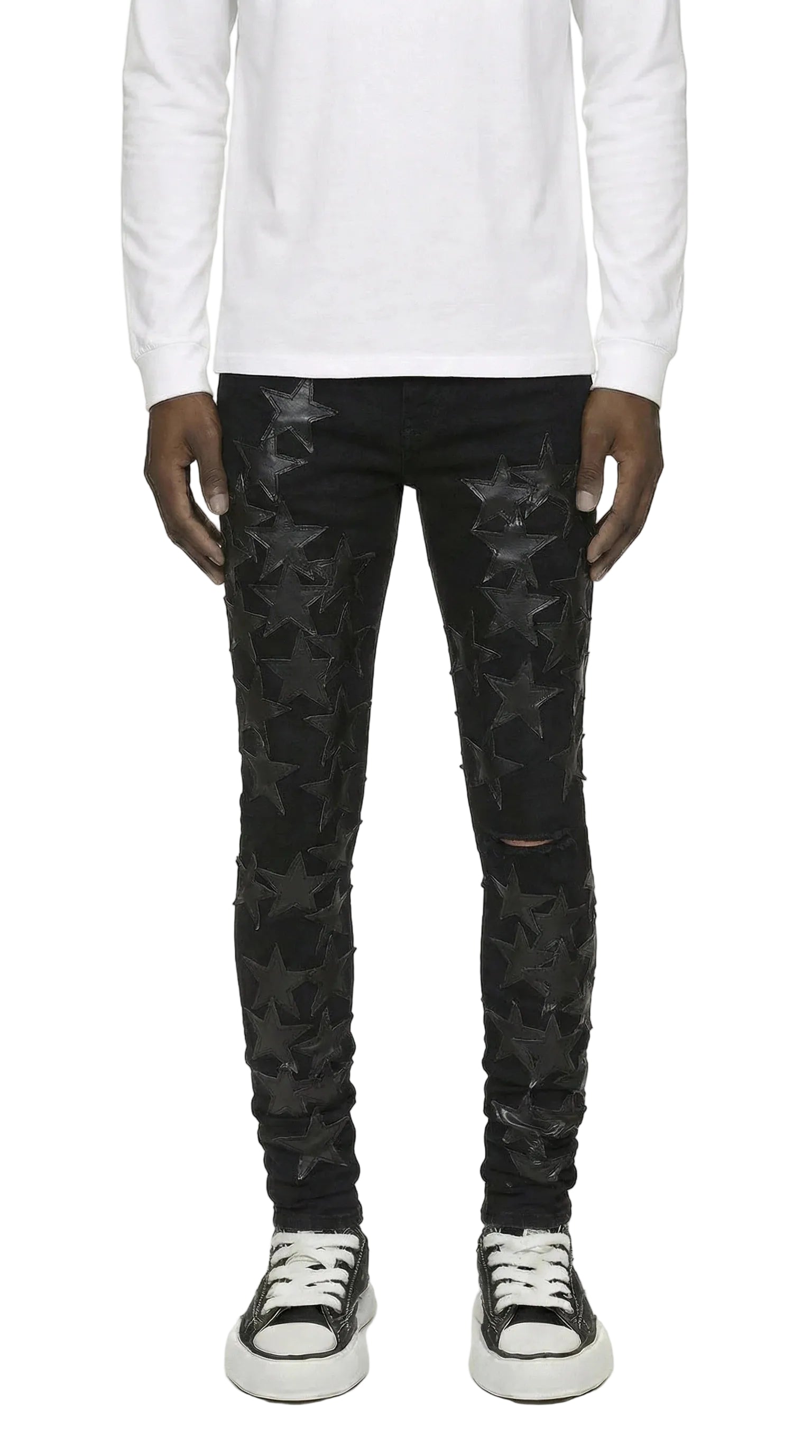 STR1 Low Rise Slim-Fit / Core Black Black Star Patch