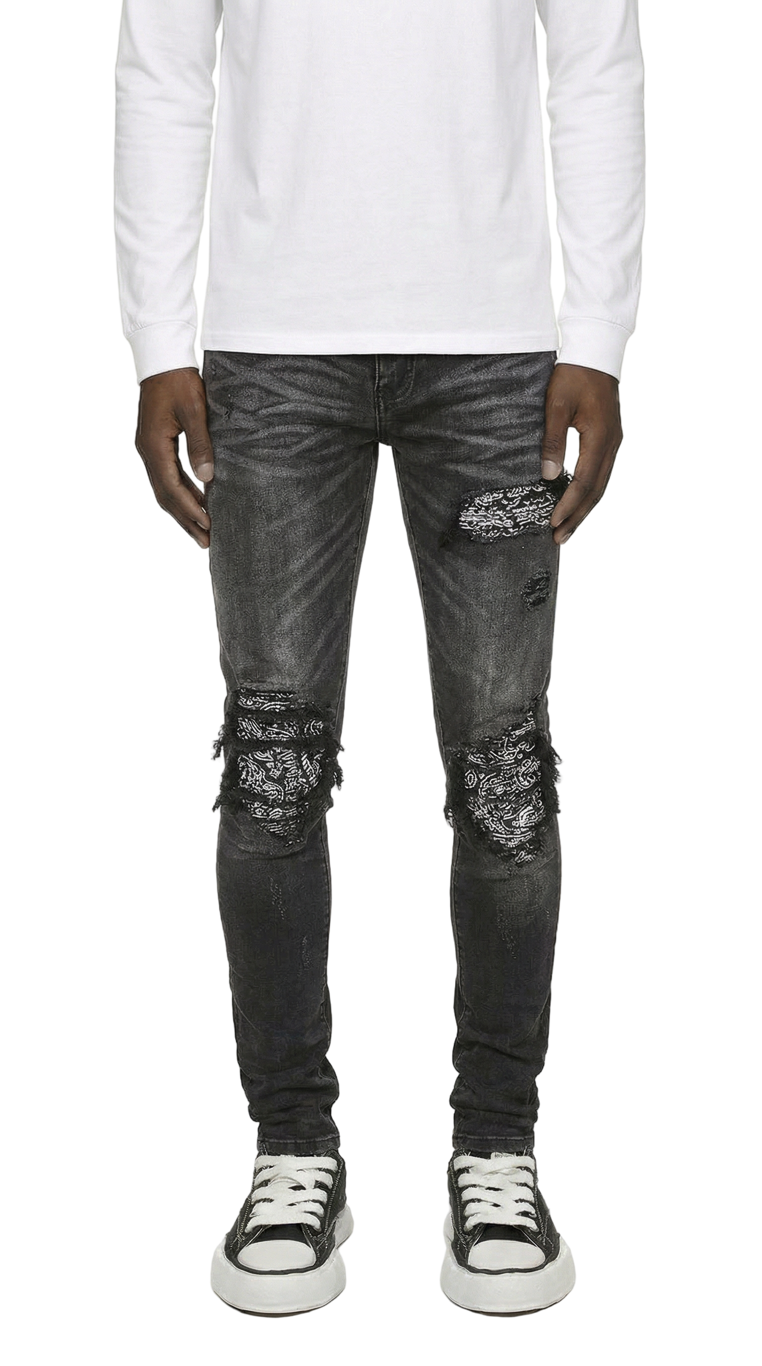 PTC1 Low Rise Slim-Fit / Core Black Bandana Repair