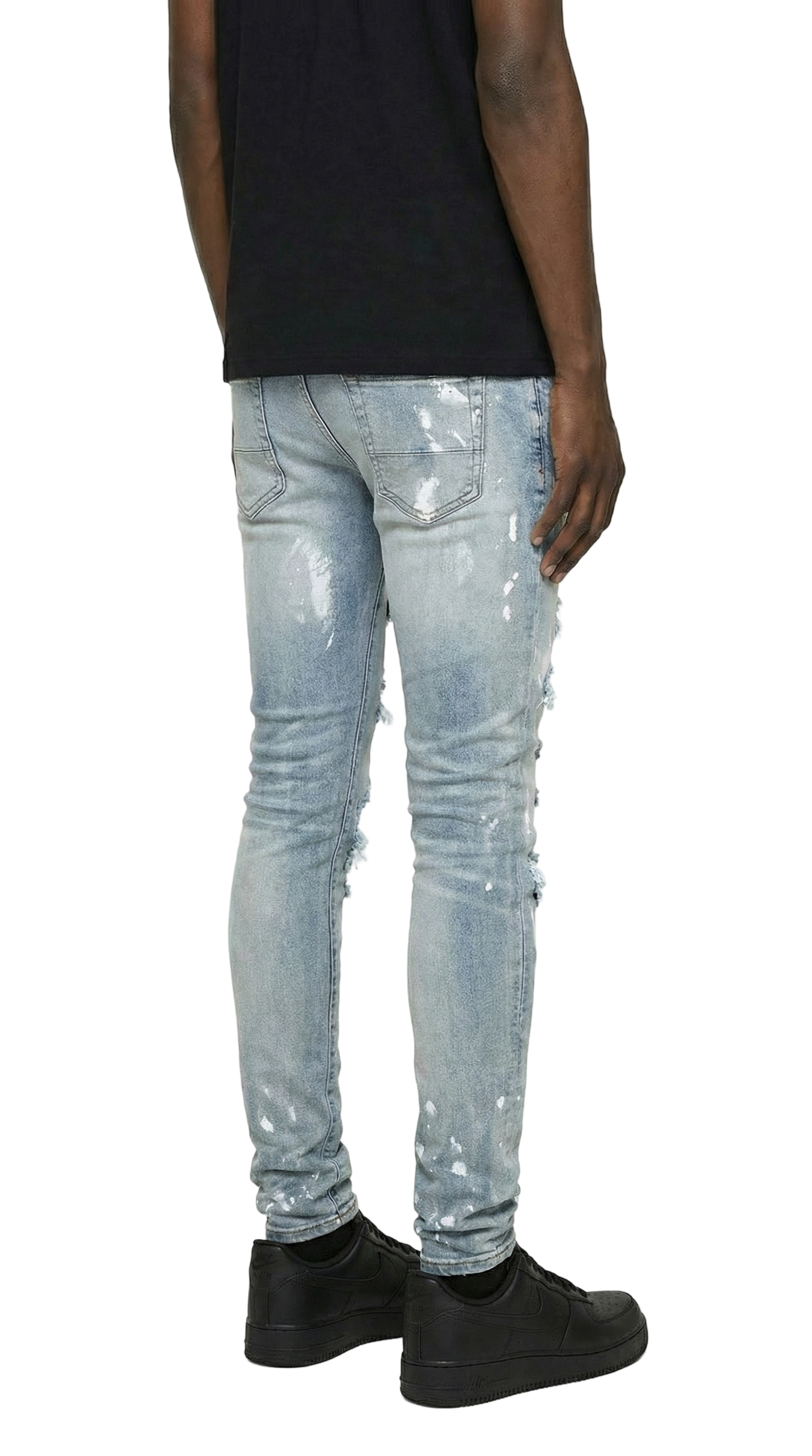 GLTR1 Low Rise Slim-Fit / Core Black Blue Tonal