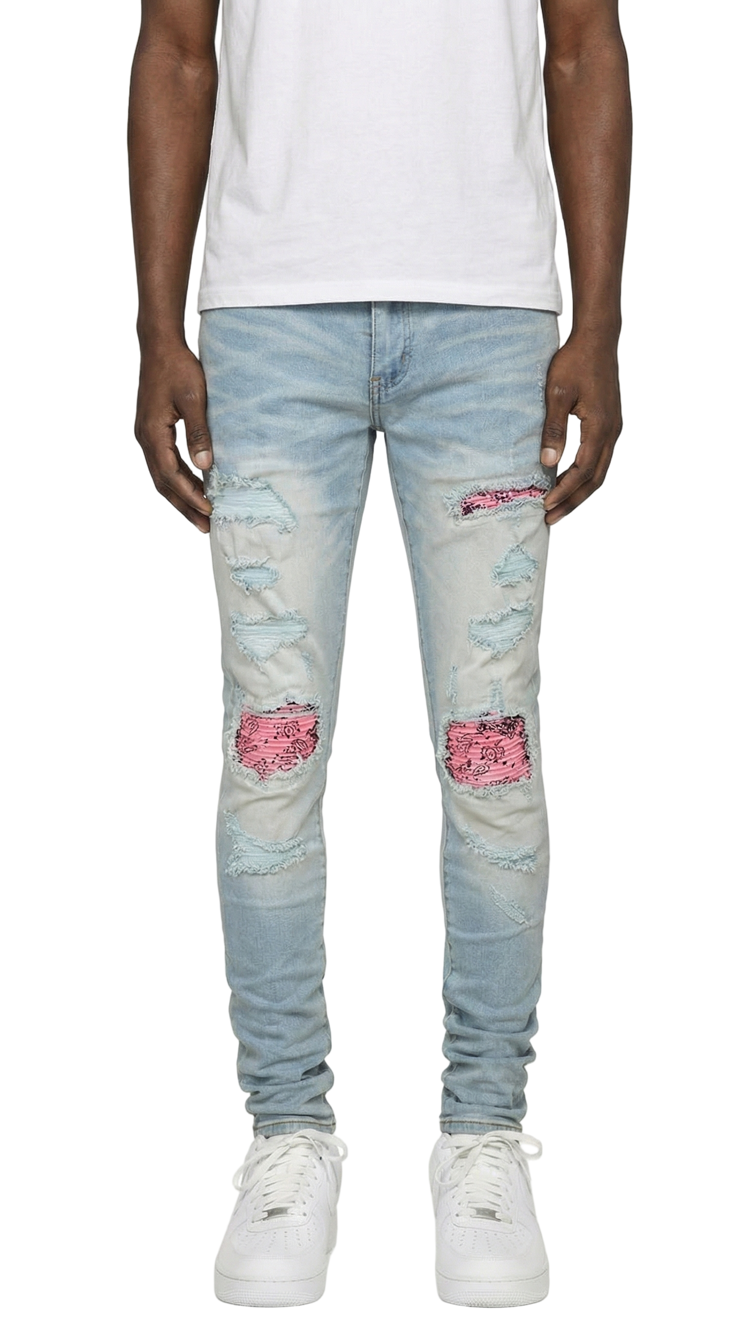 PTC1 Low Rise Slim-Fit / Core Black Neon Pink Moto