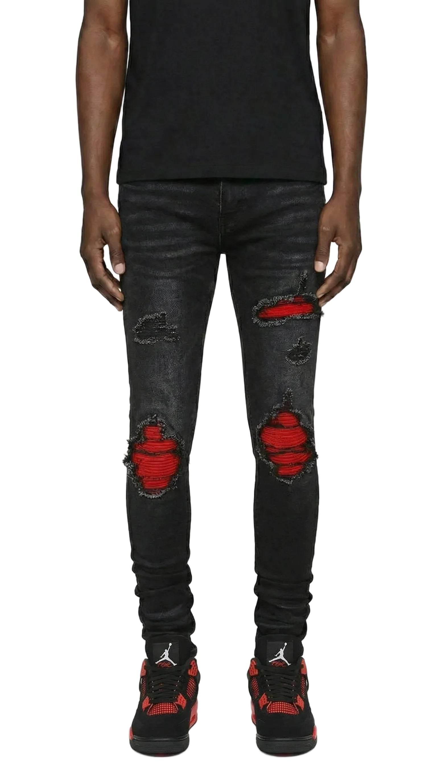 PTC1 Low Rise Slim-Fit / Core Black Red Moto