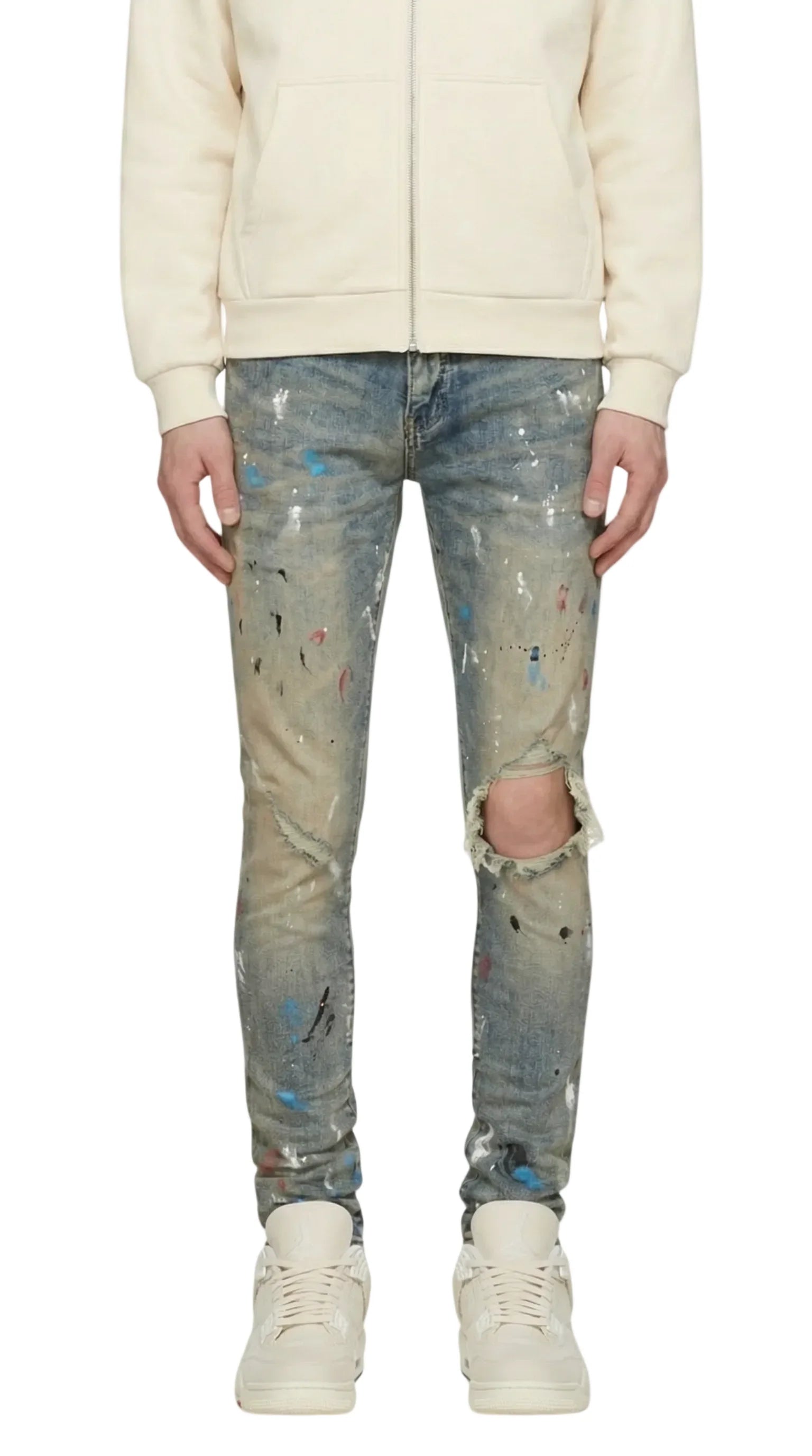 PTC1 Low Rise Slim-Fit / Dirty Indigo Painter