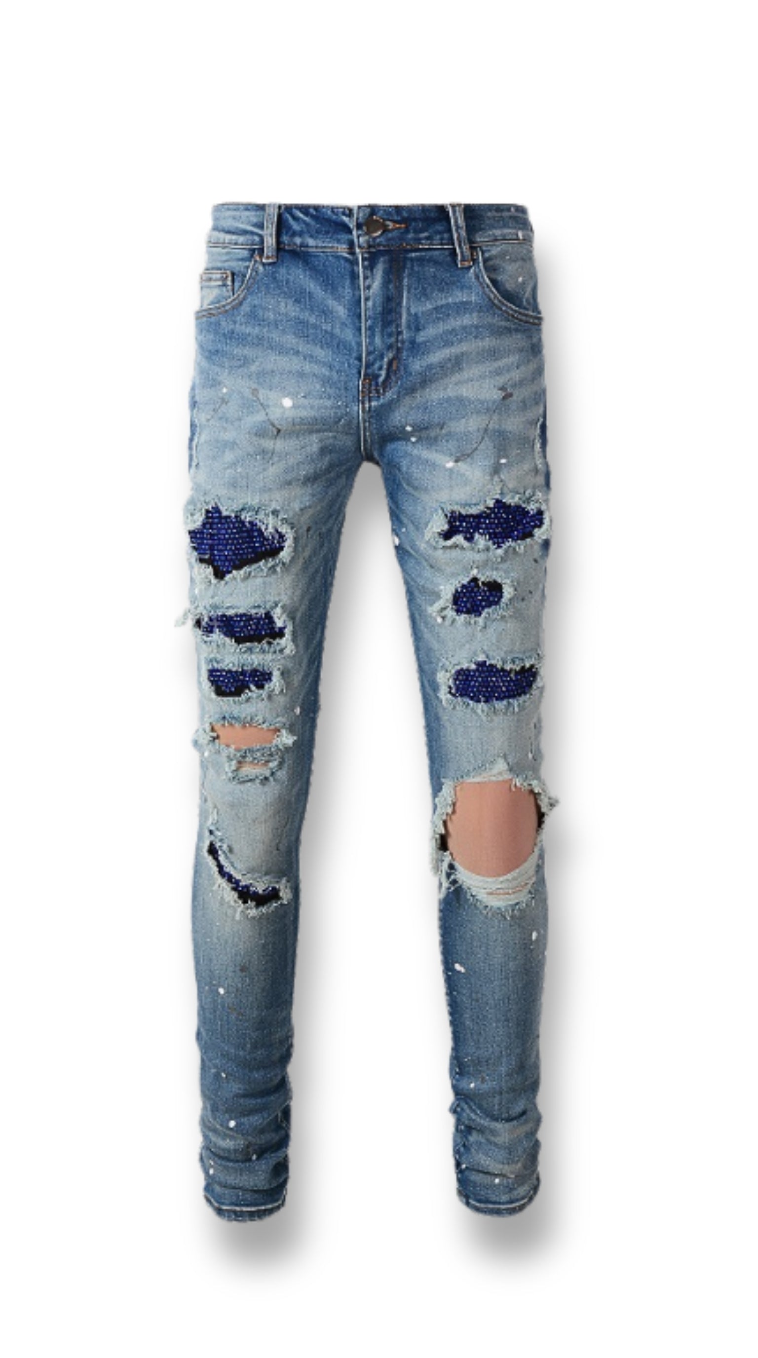 GLTR1 Low Rise Slim-Fit / Core Blue Tonal