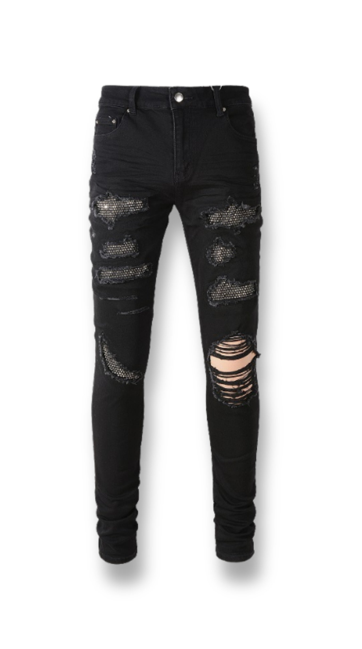 GLTR1 Low Rise Slim-Fit / Core Black Tonal Moto