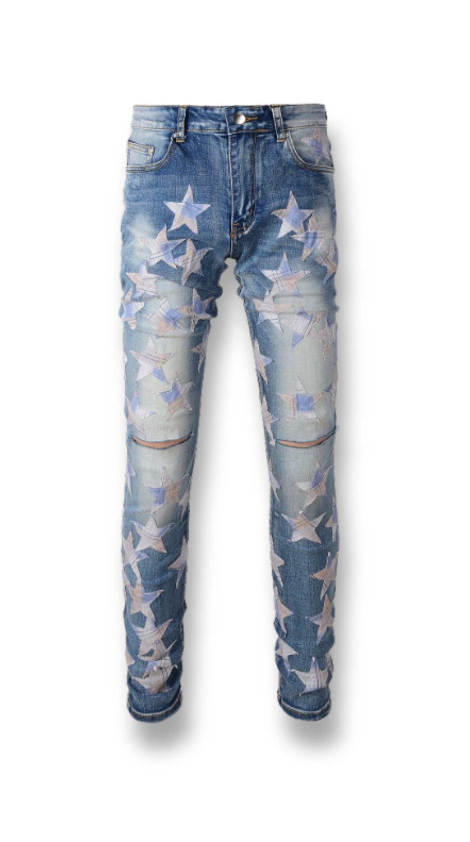 STR1 Low Rise Slim-Fit / Core Clear Reflective Star Patch