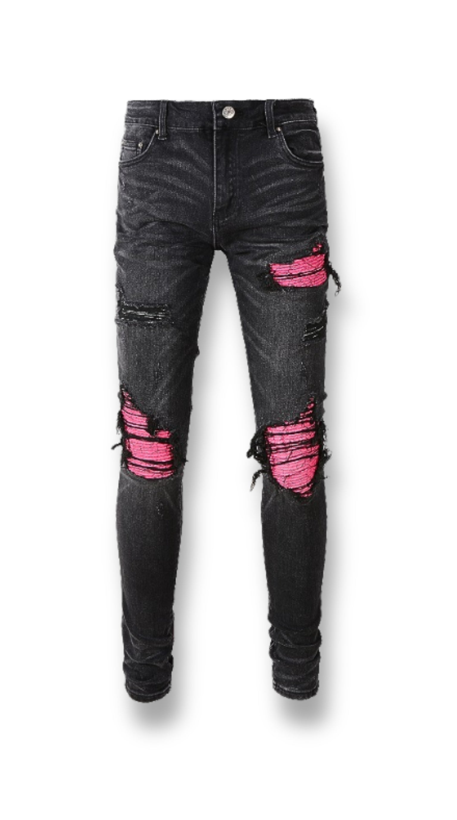 PTC1 Low Rise Slim-Fit / Vintage Indigo Tapestry Repair Pink