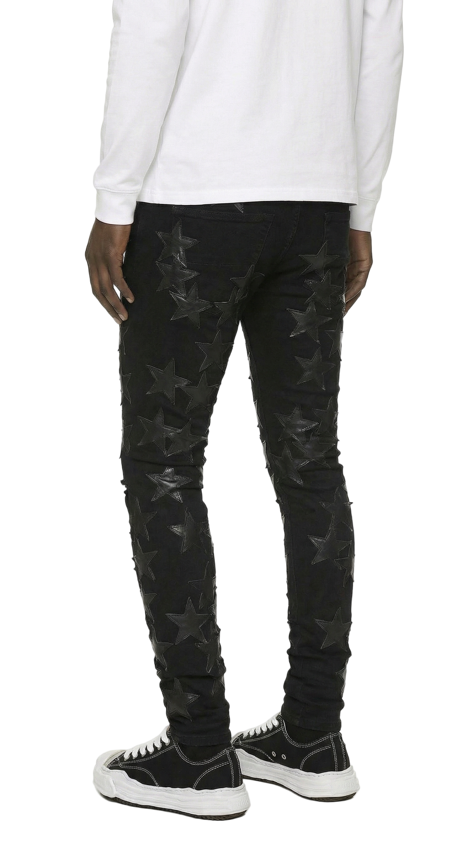 STR1 Low Rise Slim-Fit / Core Black Black Star Patch