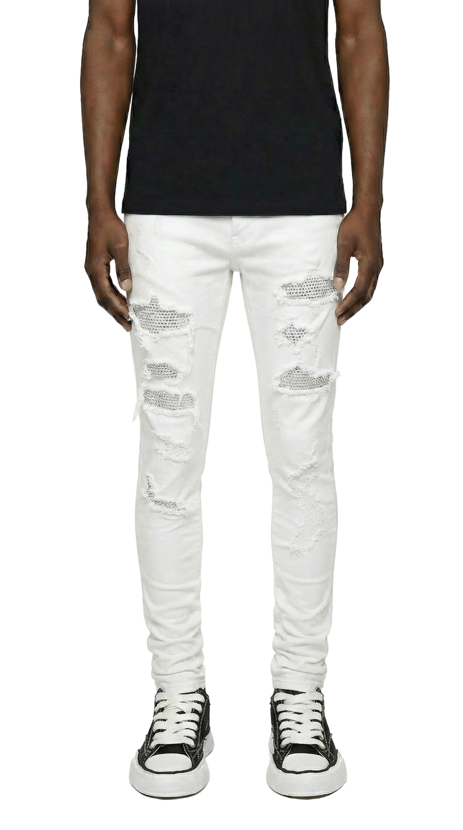 GLTR1 Low Rise Slim-Fit / Core White Tonal