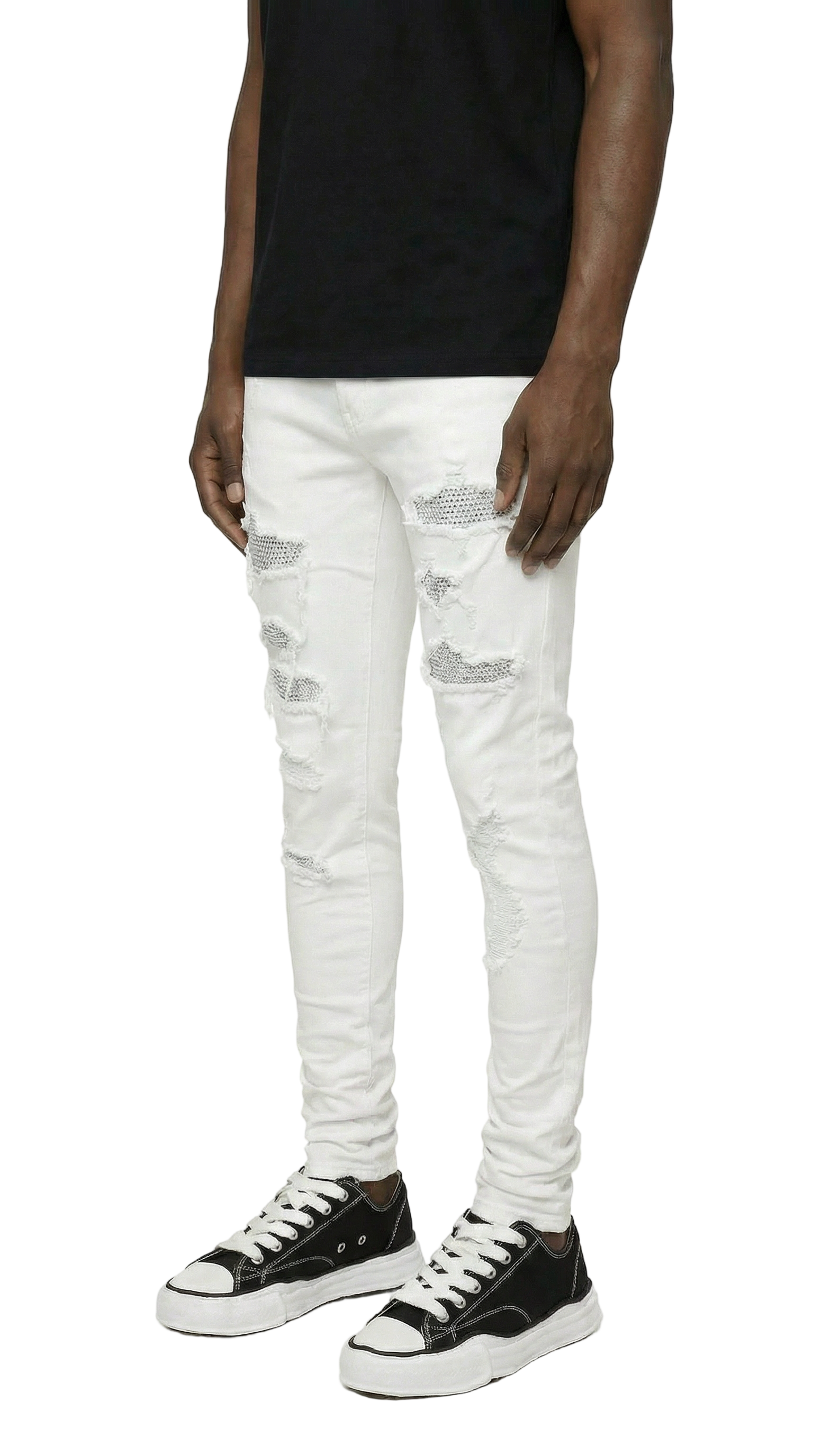 GLTR1 Low Rise Slim-Fit / Core White Tonal