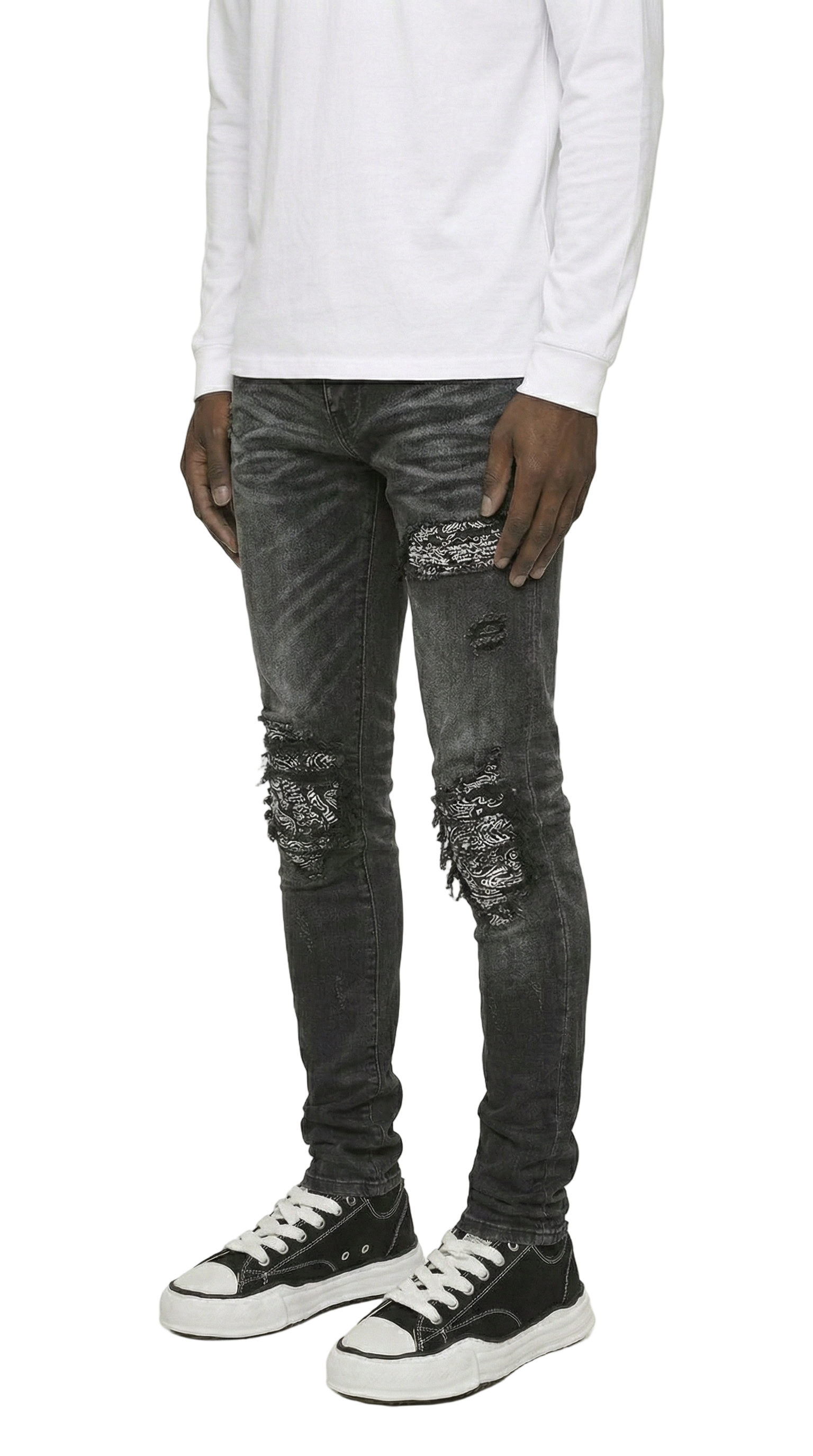 PTC1 Low Rise Slim-Fit / Core Black Bandana Repair